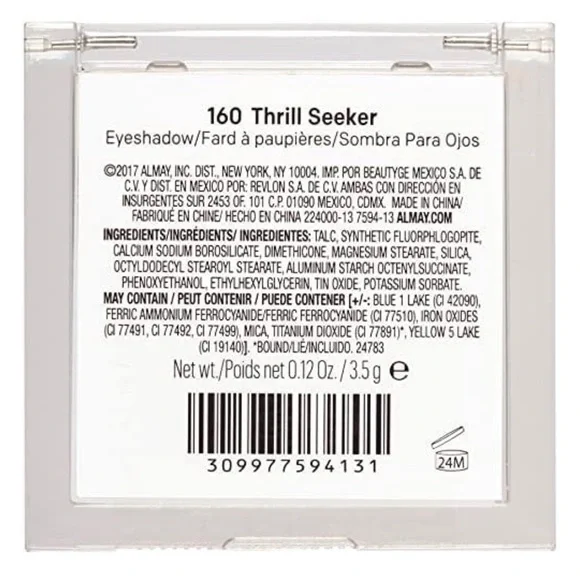 8 Almay Eyeshadow Palette Quads Hypoallergenic Matte Metallic Satin Glitter - Picture 15 of 15